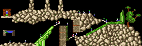 Overview: Oh no! More Lemmings, Amiga, Wild, 10 - Higgledy Piggledy